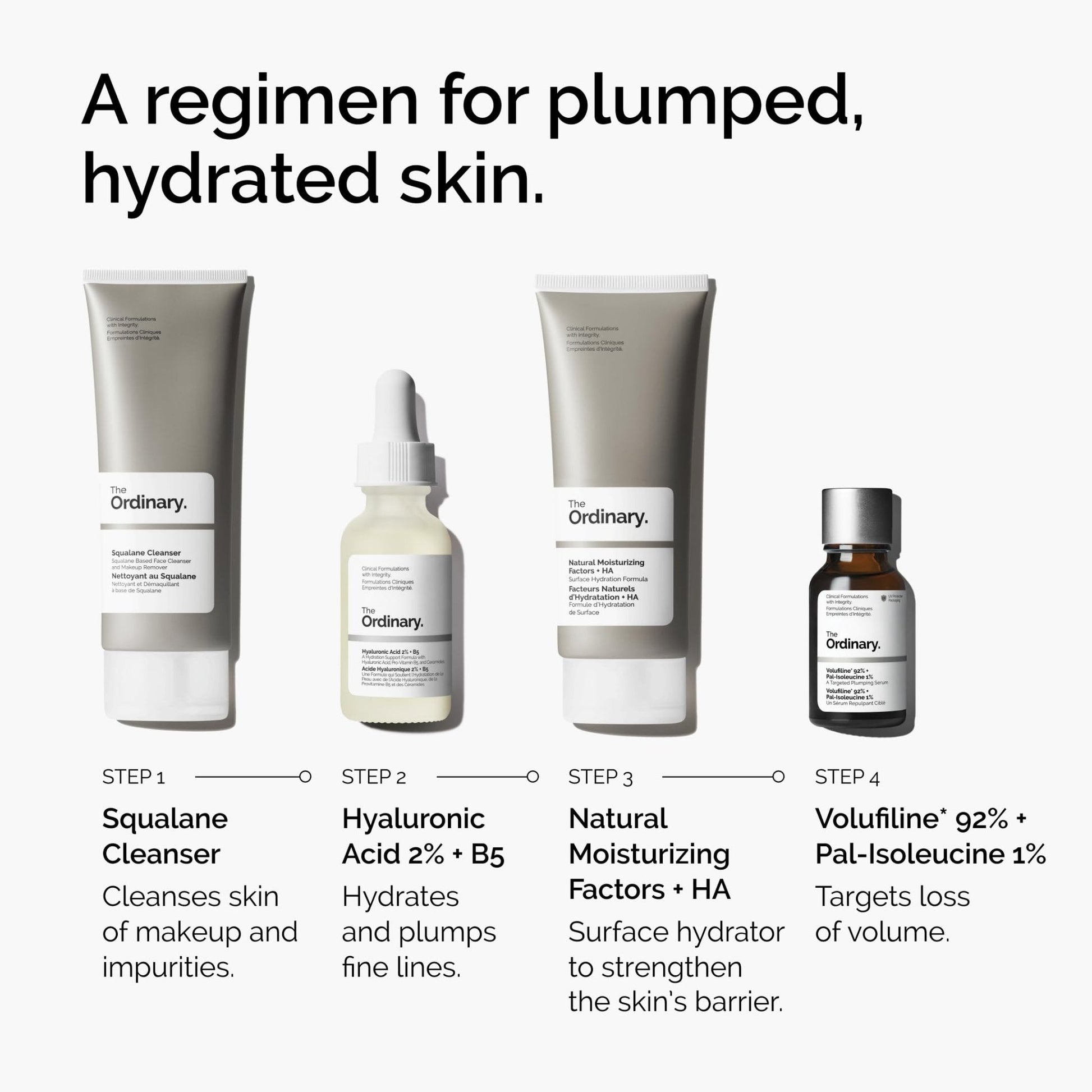 The Ordinary Volufiline 92% + Pal-Isoleucine 1% Plumping Anhydrous Serum, Facial Skincare for Loss of Volume, 0.5 Fl Oz - Maple Wellness Supplements