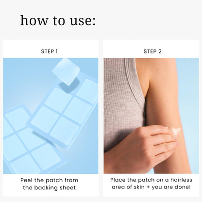 The Patch Remedy Period Patch & Iron Patches Kit - 30 PMS Menstrual Patches for Women with Vitex Chasteberry, Magnesium, Evening Primrose Oil, Dong Quai Extract, Curcumin, Vitamin B6 & E, Iron - Maple Wellness Supplements