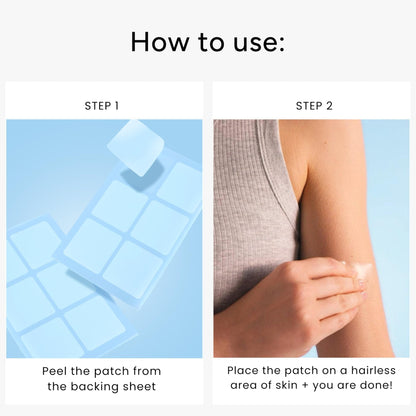 The Patch Remedy Pre Menstrual Patch | Chasteberry, Magnesium, Evening Primrose, Dong Quai, B6 & Vitamin E | 30 Patches - Maple Wellness Supplements