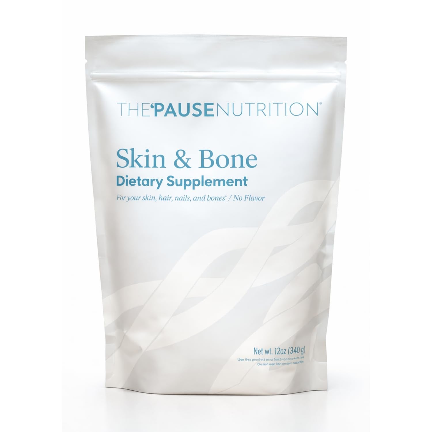 The 'Pause Life Skin & Bone, Verisol & Fortibone Collagen Peptides, Powder Formula with Hyaluronic Acid and Vitamin C, Gluten Free Supplement, Skin, Nails & Hair Support, Unflavored, Easy to Mix 12 OZ - Maple Wellness Supplements