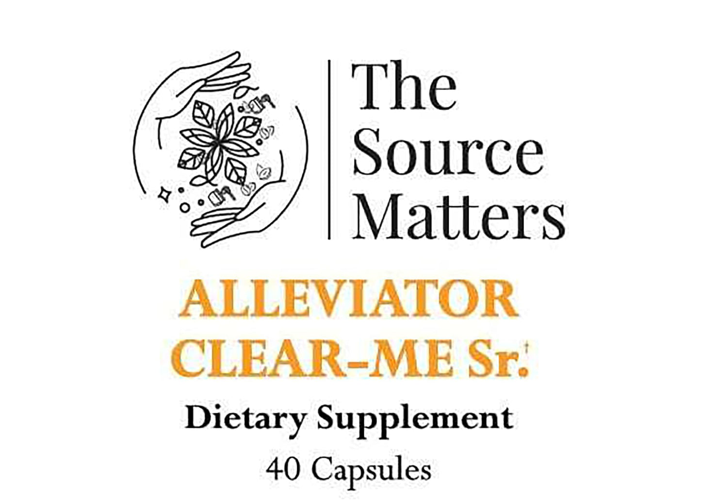 The Source Matters Alleviator Clear-ME SR Seasonal Allergy Relief and Immune Support | Quercetin, Bromelain, Stinging Nettles, NAC, and Vitamin C (40 Capsules) - Maple Wellness Supplements