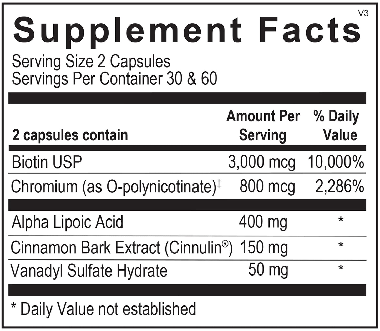 The Source Matters Dia-Wise Metabolic Health Supplement | Alpha Lipoic Acid, Cinnulin Capsules, Biotin, Chromium, Vanadyl Sulfate, Vitamin B for AMPK Activation (60 Count) - Maple Wellness Supplements