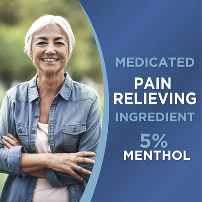 TheraCare Cold Hot Medicated Patch | 5% Menthol | Neck, Shoulder, Small Areas | 4.6” x 3.1” | 5-Count - Maple Wellness Supplements