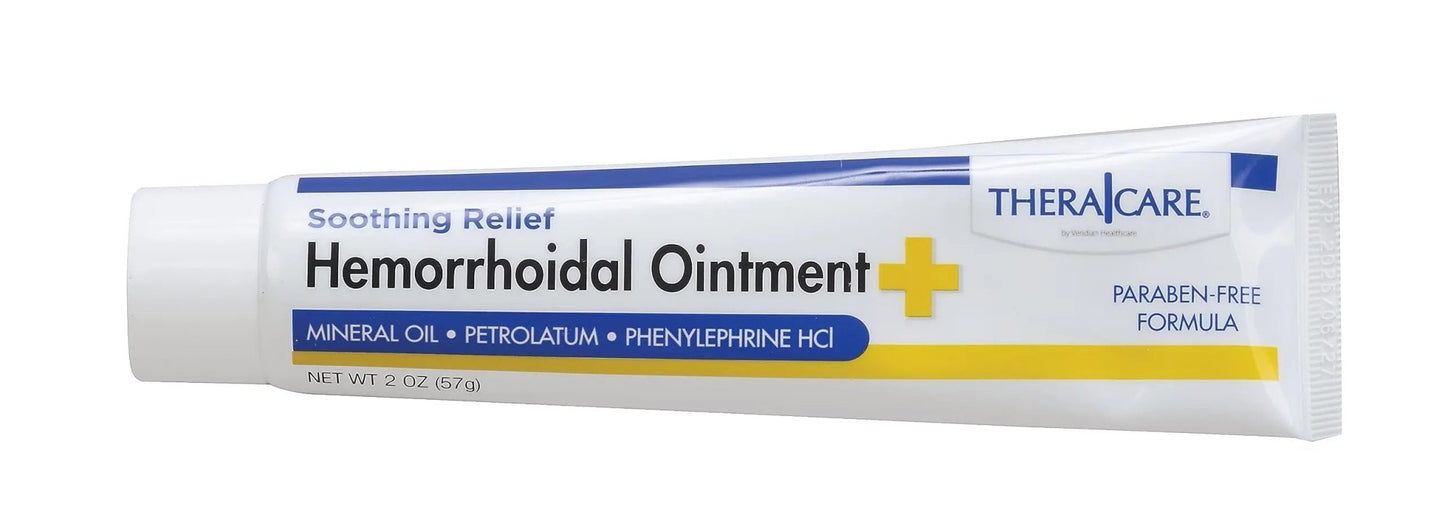 Thera|Care Hemorrhoidal Ointment | Soothes Itching and Burning | 1.0 oz | Hemorrhoid Symptom Relief | Fast Acting | Paraben-Free | Applicator Included - Maple Wellness Supplements
