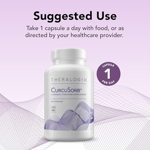 Theralogix CurcuSorb Turmeric Curcumin Supplement - 90-Day Supply - High-Absorption - Maple Wellness Supplements