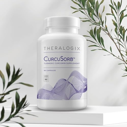 Theralogix CurcuSorb Turmeric Curcumin Supplement - 90-Day Supply - High-Absorption - Maple Wellness Supplements