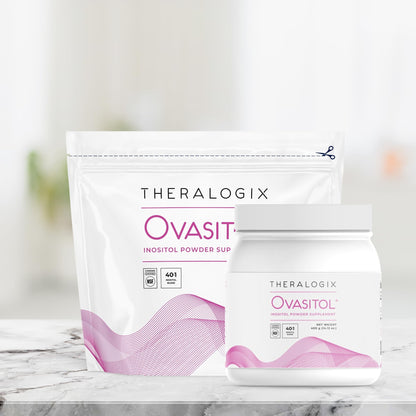 Theralogix Ovasitol Inositol Powder - 180 Servings - Myo-Inositol & D-Chiro Inositol - Maple Wellness Supplements