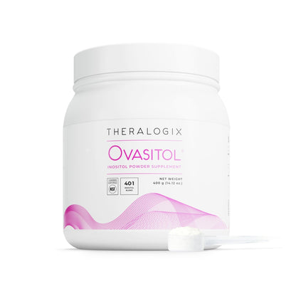 Theralogix Ovasitol Inositol Powder - 90-Day Supply - Myo-Inositol & D-Chiro Inositol for Hormone Balance & Ovarian Function Support - NSF Certified - 400 g (180 Servings) - Maple Wellness Supplements
