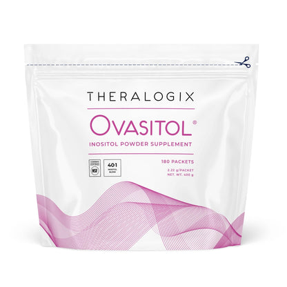 Theralogix Ovasitol Inositol Powder Packets - 180 Servings - Myo-Inositol - Maple Wellness Supplements