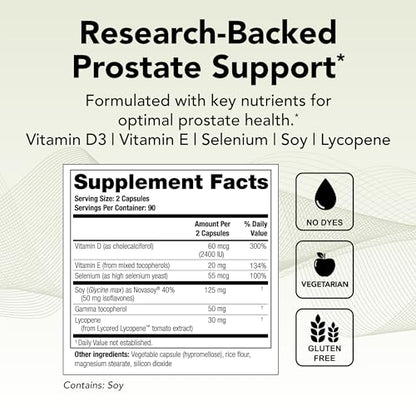 Theralogix Prostate 2.4 Nutritional Supplement - 90-Day Supply - Prostate Health - Maple Wellness Supplements