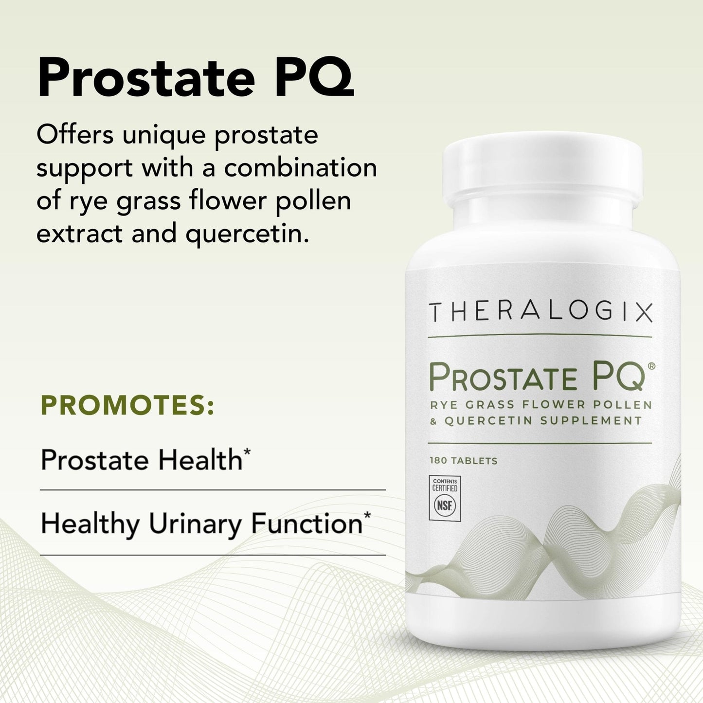 Theralogix Prostate PQ - Rye Grass Pollen Extract & Quercetin Supplement - 90-Day - Maple Wellness Supplements