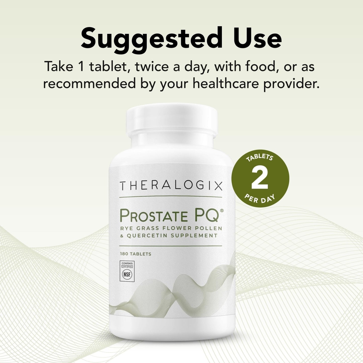 Theralogix Prostate PQ - Rye Grass Pollen Extract & Quercetin Supplement - 90-Day - Maple Wellness Supplements