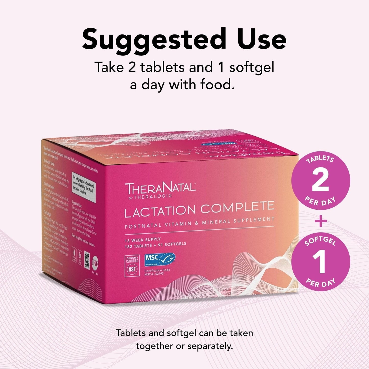 Theralogix TheraNatal Lactation Complete Postnatal Vitamin Supplement - 13-Week - Maple Wellness Supplements