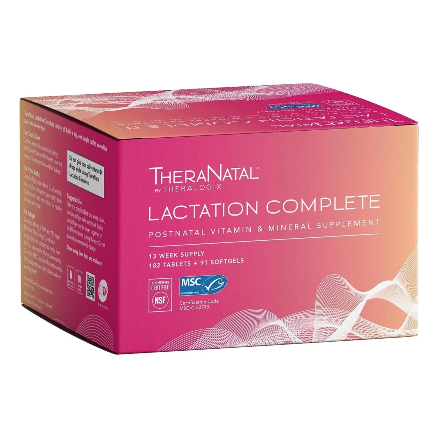 Theralogix TheraNatal Lactation Complete Postnatal Vitamin Supplement - 13-Week - Maple Wellness Supplements