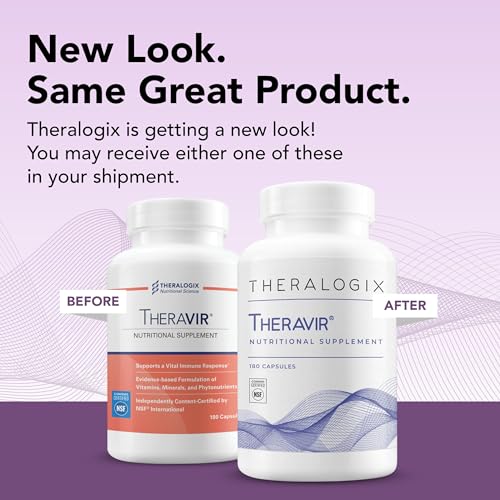 Theralogix Theravir Immune Support Supplement - 90-Day Supply - Immune Support Sup - Maple Wellness Supplements