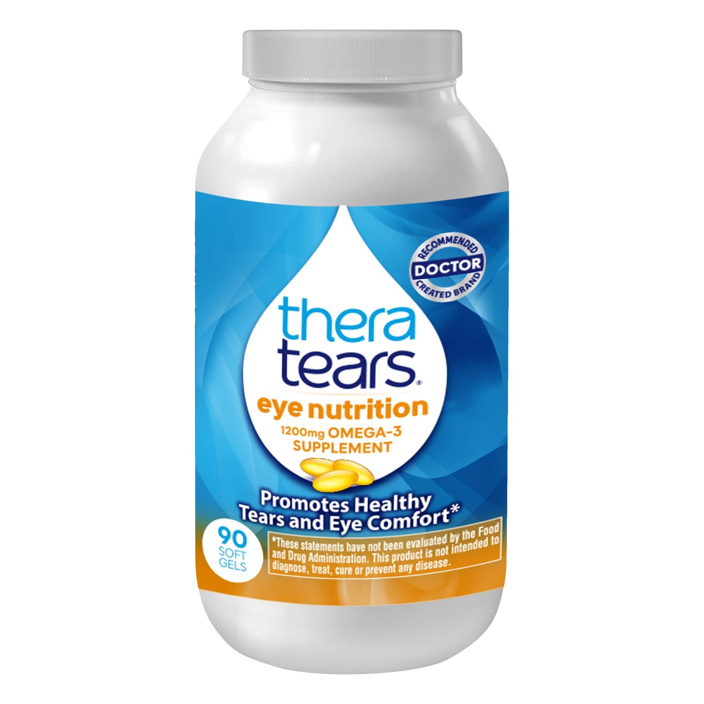 TheraTears Omega 3 Supplement, 1200mg, 90 ct (Pack of 1) - Maple Wellness Supplements