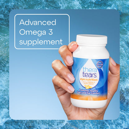 TheraTears Omega 3 Supplement, 1200mg, 90 ct (Pack of 1) - Maple Wellness Supplements
