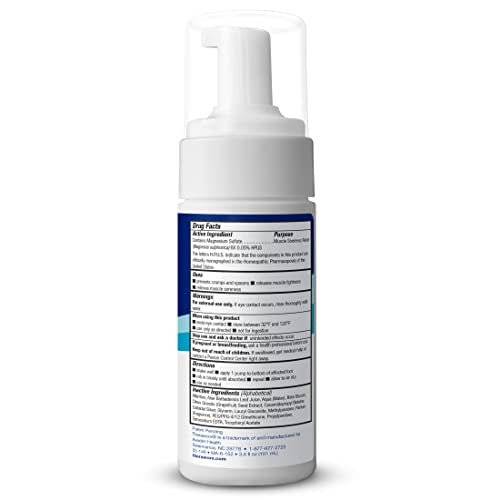Theraworx Fast-Acting Foam for Foot Cramp Relief with Magnesium Sulfate - 3.4 Fl Oz - 1 Count - Maple Wellness Supplements