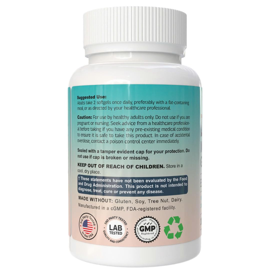 THEREXA Vitamin D3 K2 Magnesium Supplement - Extra Strength with 10000 IU Vitamin D3, Magnesium Glycinate and 200 mcg K2 MK-7 Vitamin Supplements Complex, for Women & Men - 300 Softgels - Maple Wellness Supplements