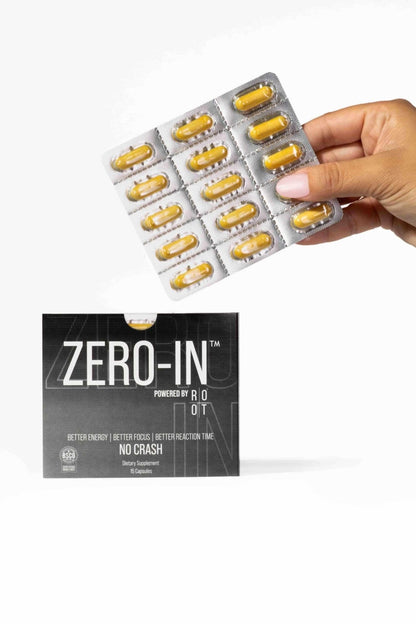 THEROOTBRANDS Root Wellness Zero-in by Dr. Rahm - Combination of Turmeric, Pine Bark Extract - 15 Capsules - Maple Wellness Supplements