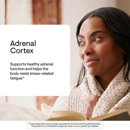 THORNE - Adrenal Cortex - Supplement for Cortisol Management - Supports Healthy Adrenal Gland Function, Stress Management, Immune System, Fatigue & Metabolism - Maple Wellness Supplements