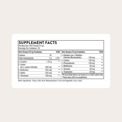 THORNE - Amino Complex - Clinically-Validated EAA and BCAA Powder for Pre or Post-Workout - Promotes Lean Muscle Mass & Exercise Recovery* - NSF Certified for Sport - 30 Servings - 8.0 Oz - Berry - Maple Wellness Supplements