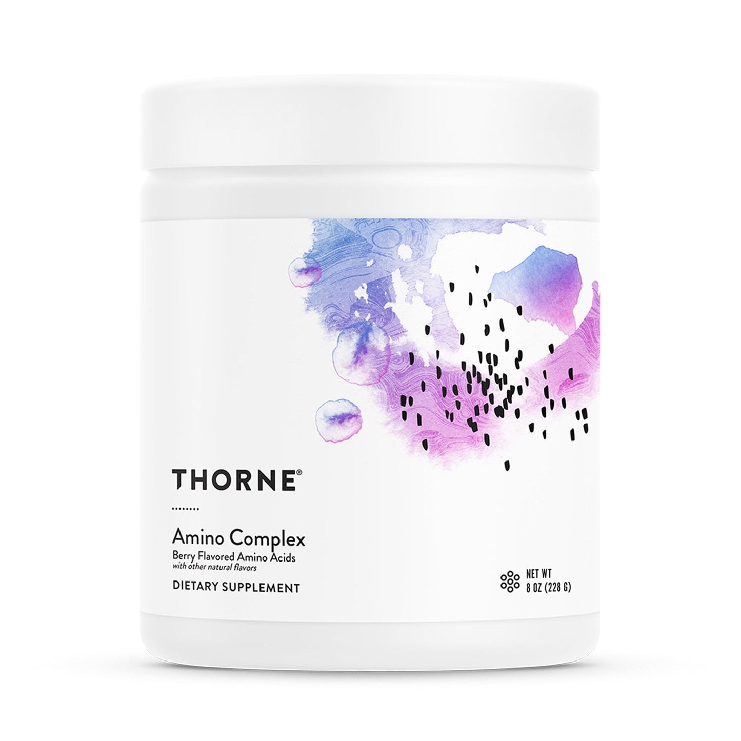 THORNE - Amino Complex - Clinically-Validated EAA and BCAA Powder for Pre or Post-Workout - Promotes Lean Muscle Mass & Exercise Recovery* - NSF Certified for Sport - 30 Servings - 8.0 Oz - Berry - Maple Wellness Supplements