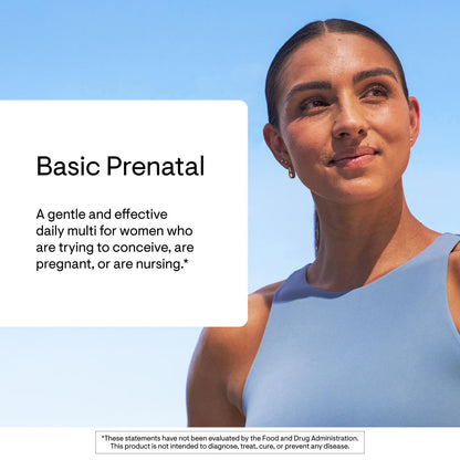 THORNE - Basic Prenatal - Well-Researched Folate Multi for Pregnant & Nursing Women - Includes 18 Vitamins & Minerals, Plus Choline - Third-Party Certified - Maple Wellness Supplements