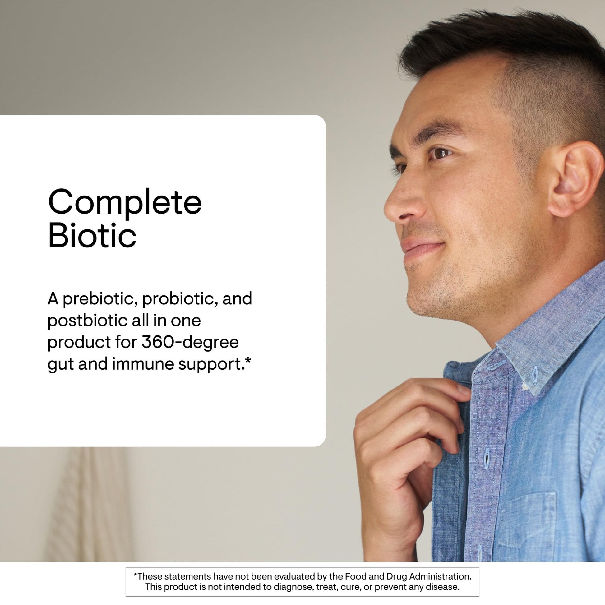 THORNE - Complete Biotic - Probiotic, Prebiotic & Postbiotic for Women, Men & Kids - Supports Gut, Digestive & Immune Health* - Occasional Constipation, Diarrhea, Gas & Bloating Relief* - 30 Servings - Maple Wellness Supplements