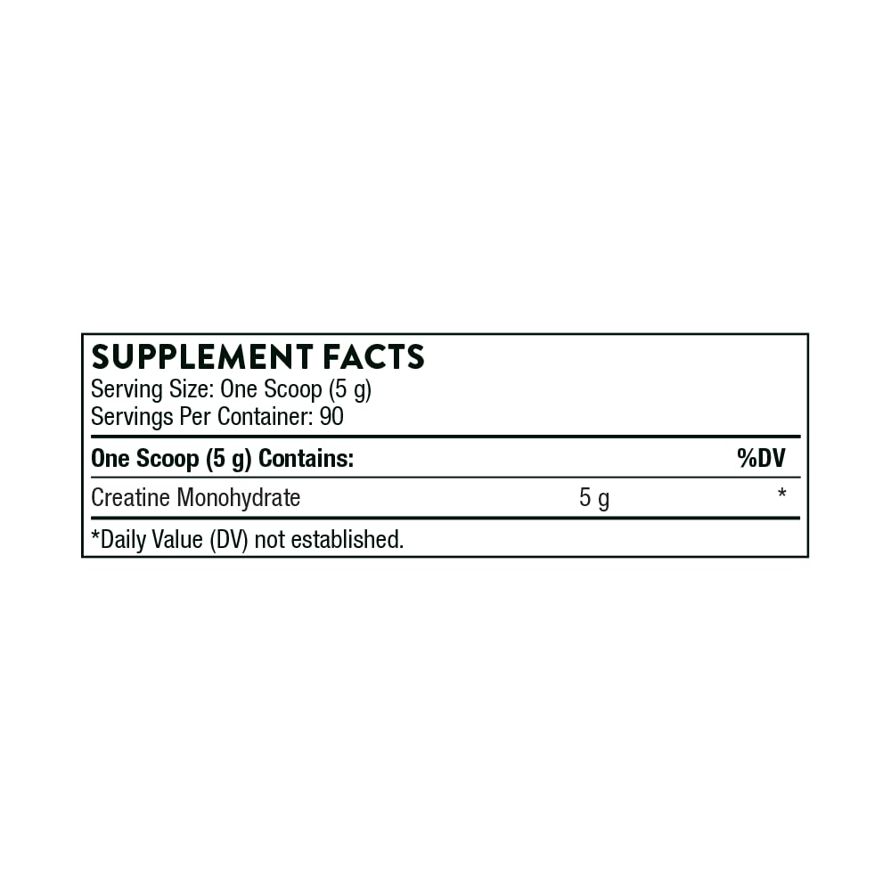 THORNE Creatine - Creatine Monohydrate, Amino Acid Powder - Support Muscles - Maple Wellness Supplements