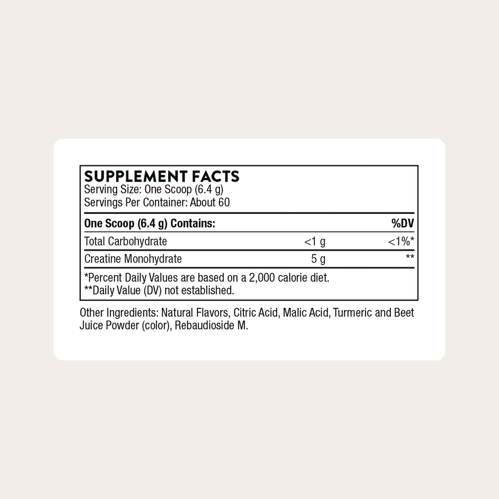 THORNE Creatine - Micronized Creatine Monohydrate Powder - Support for Muscles & Cognitive Function* - for Women & Men - Pineapple Orange - NSF Certified for Sport - 5 g per Serving - 60 Servings - Maple Wellness Supplements