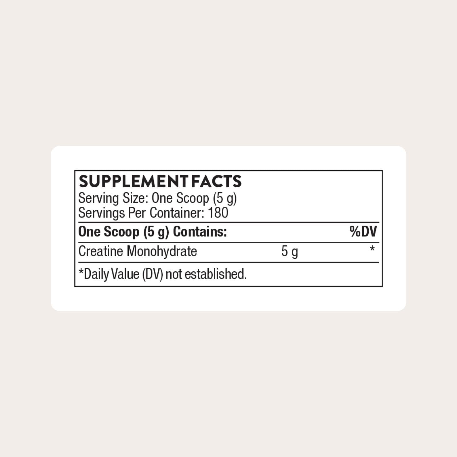 THORNE Creatine - Micronized Creatine Monohydrate Powder - Support for Muscles & Cognitive Function* - for Women & Men - Unflavored - NSF Certified for Sport - 5 g per Serving - 180 Servings - Maple Wellness Supplements