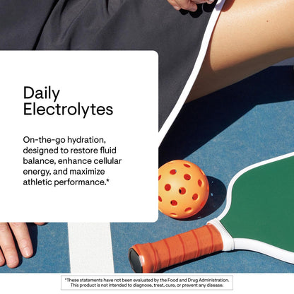 THORNE - Daily Electrolytes - Zero Sugar & Low-Calorie Electrolyte Powder Drink Mix - Flavors Derived from Natural Sources - NSF Certified for Sport - Variety - 30 Stick Packs - Maple Wellness Supplements