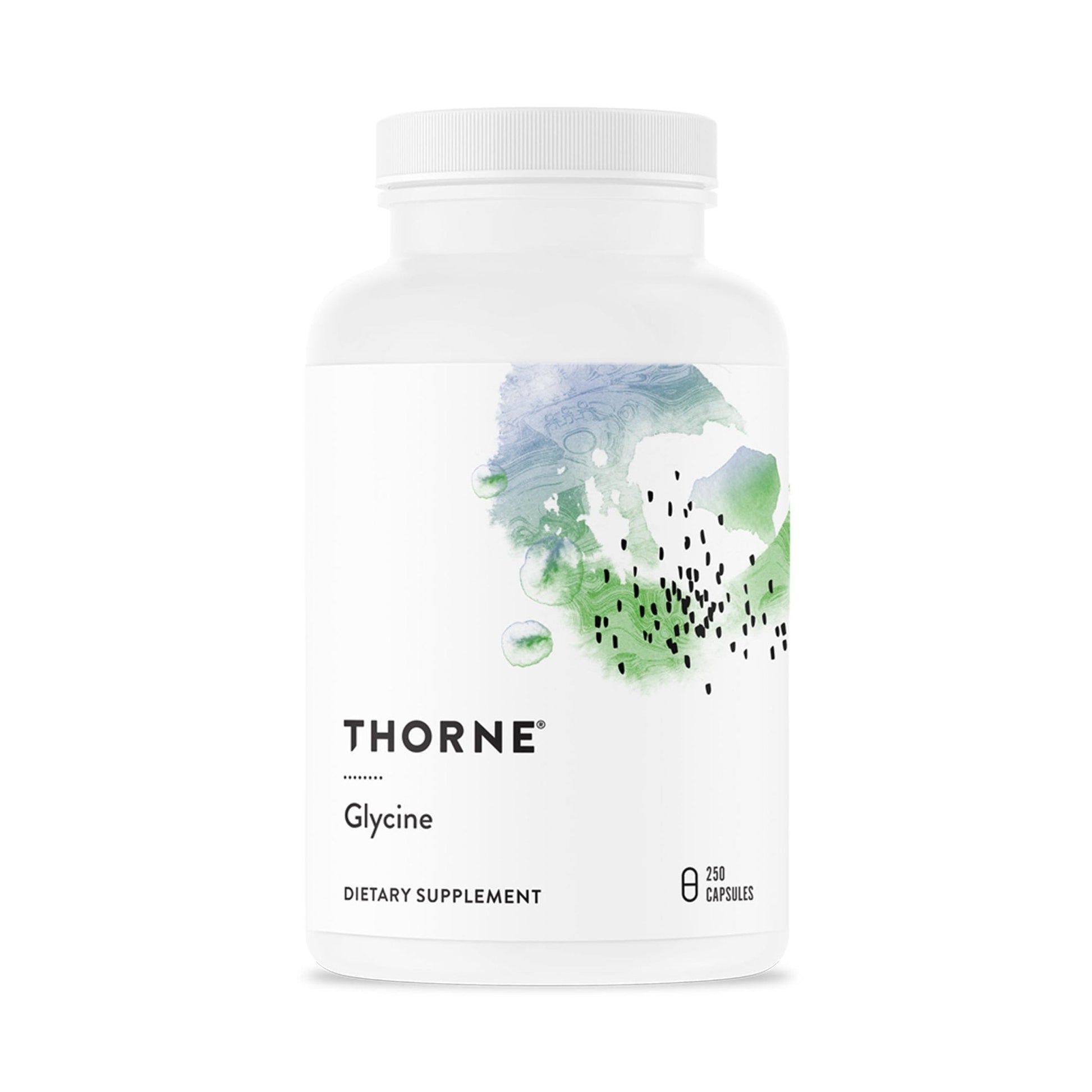 THORNE - Glycine - Amino Acid Support for Relaxation, Detoxification, and Muscle Function* - 250 Capsules - Maple Wellness Supplements