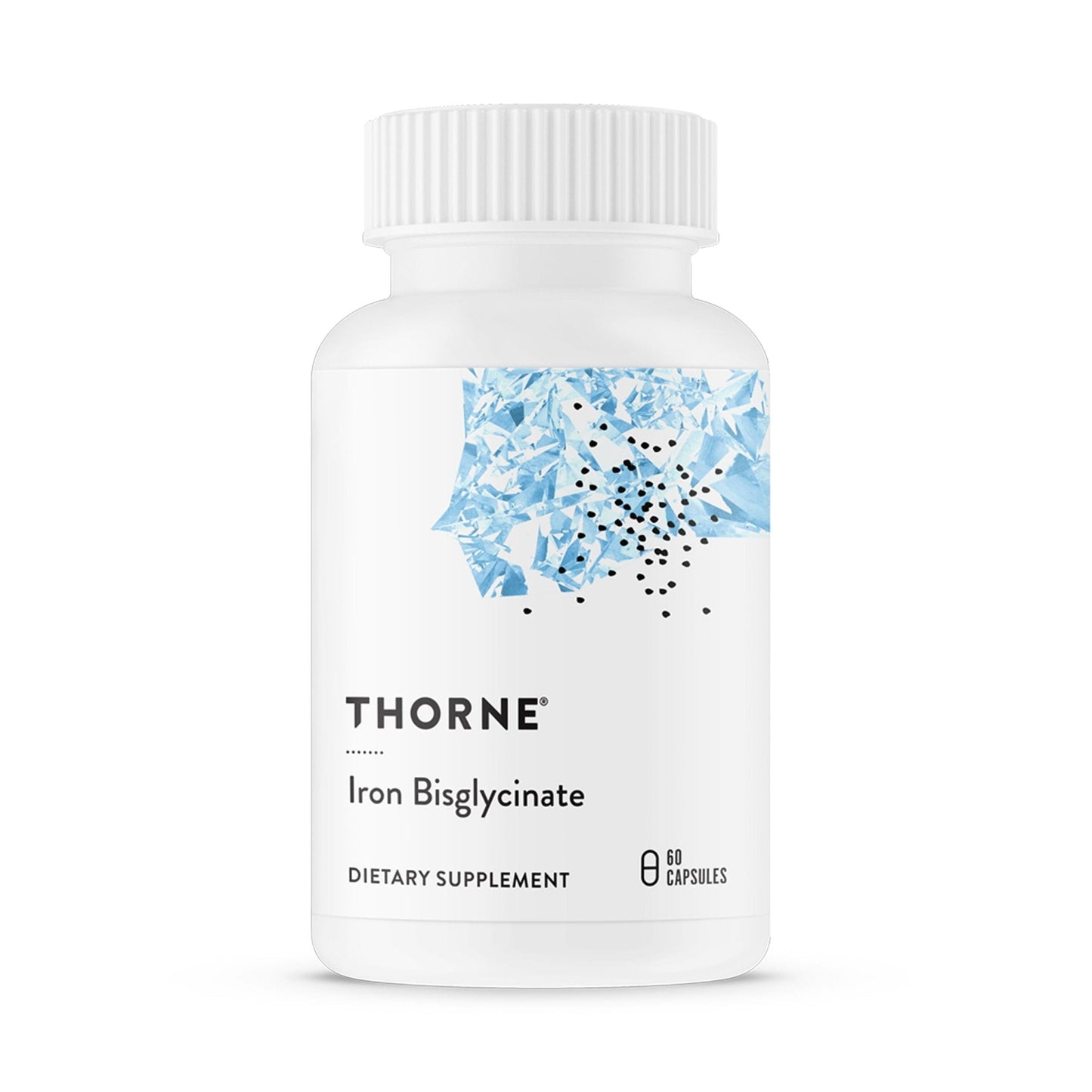 THORNE - Iron Bisglycinate - 25 mg Iron Supplement for Enhanced Absorption Without Gastrointestinal Side Effects - Maple Wellness Supplements