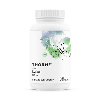 THORNE - Lysine - Supports Immune, Skin & Bone Health - Promotes Collagen Formation - L-Lysine Amino Acid Supplement - Maple Wellness Supplements