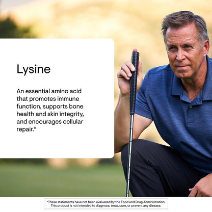 THORNE - Lysine - Supports Immune, Skin & Bone Health - Promotes Collagen Formation - L-Lysine Amino Acid Supplement - Maple Wellness Supplements