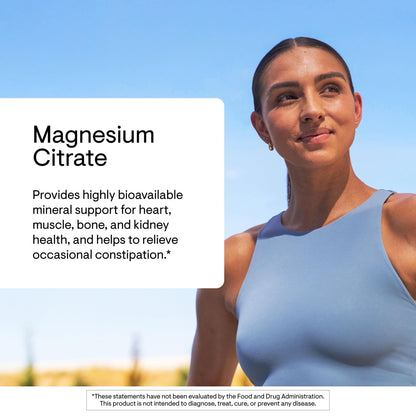 THORNE - Magnesium Citrate - Supports Healthy Muscle & Urinary Tract Function, Heart Health, Bone Health & Occasional Constipation Relief* - Citrus Berry Powder - Third-Party Certified - 60 Servings - Maple Wellness Supplements