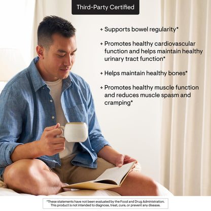 THORNE - Magnesium Citrate - Supports Healthy Muscle & Urinary Tract Function, Heart Health, Bone Health & Occasional Constipation Relief* - Citrus Berry Powder - Third-Party Certified - 60 Servings - Maple Wellness Supplements