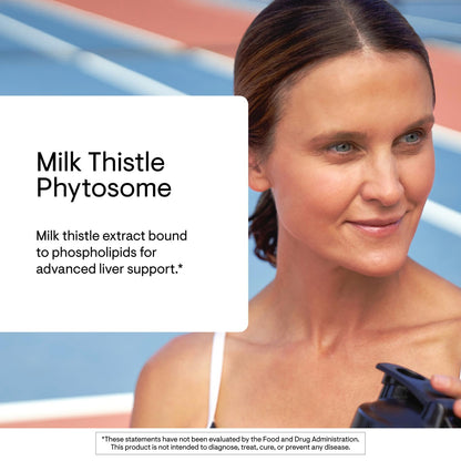 THORNE - Milk Thistle Phytosome (Formerly Siliphos) - Botanical Extract Complex for Antioxidant and Liver Support* - Third-Party Certified - Maple Wellness Supplements