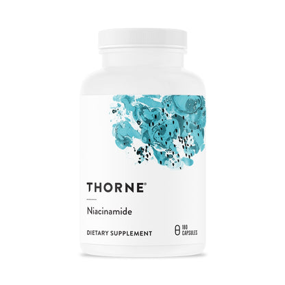 THORNE - Niacinamide - Non-Flushing Form of Vitamin B3 - Supports Skin Health & Provides Cellular Protection* - Niacin Supplement - Third-Party Certified - Maple Wellness Supplements