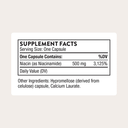 THORNE - Niacinamide - Non-Flushing Form of Vitamin B3 - Supports Skin Health & Provides Cellular Protection* - Niacin Supplement - Third-Party Certified - Maple Wellness Supplements