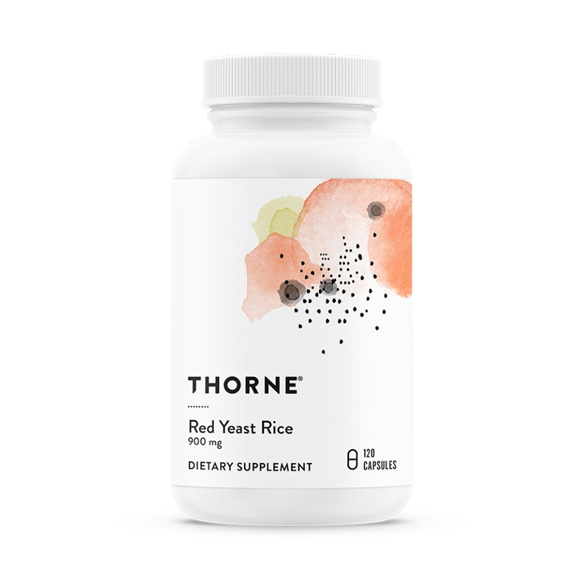 THORNE - Red Yeast Rice (Formerly Choleast-900) - Supports Healthy Cholesterol Levels Already in a Normal Range, Heart Health & Blood Pressure* - Gluten-Free, Dairy-Free - 120 Capsules - Maple Wellness Supplements