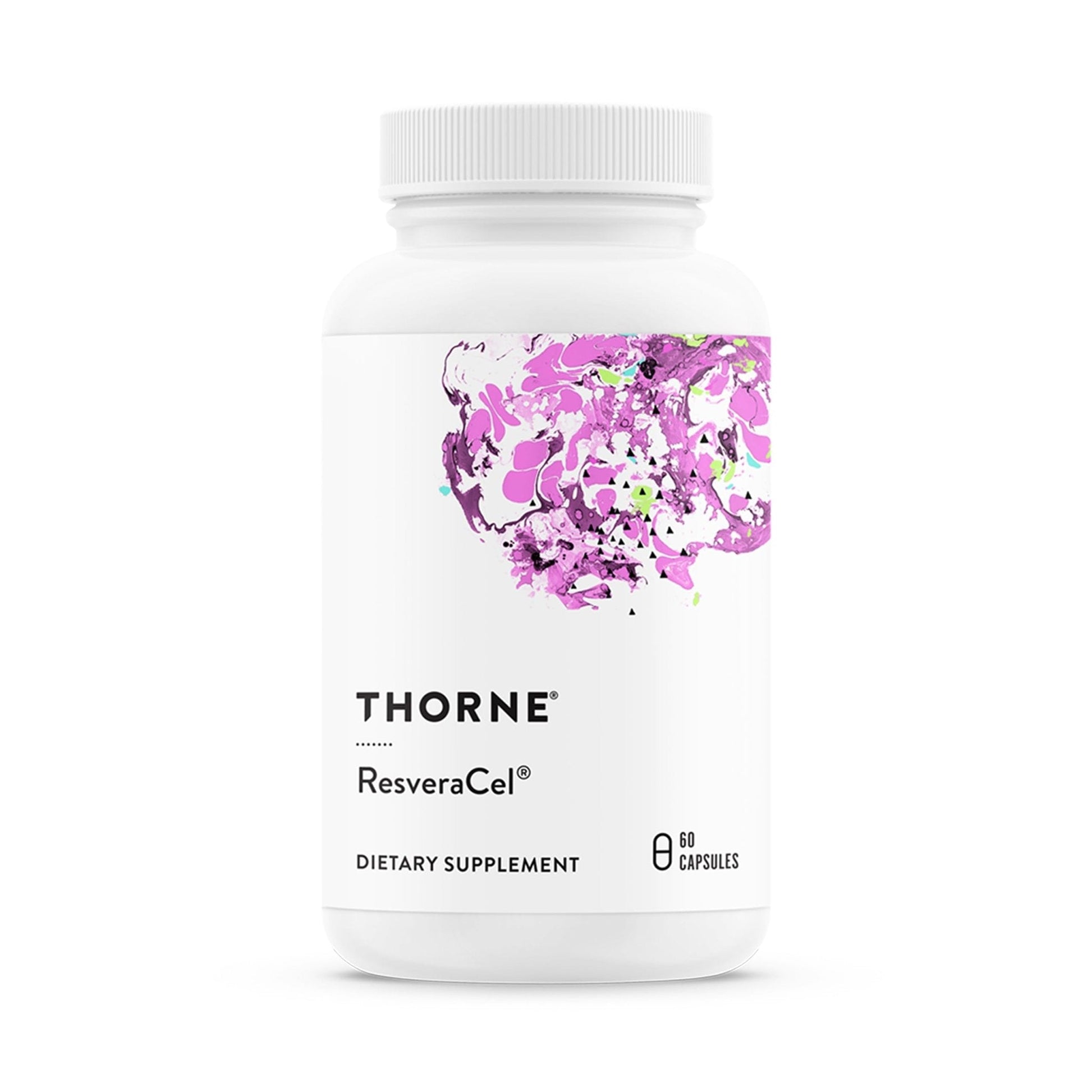 THORNE - ResveraCel - Nicotinamide Riboside with Quercetin Phytosome & Resveratrol - Supports Healthy Aging, Methylation, Cellular Energy Production & Metabolism - Maple Wellness Supplements