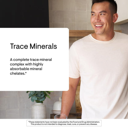 THORNE - Trace Minerals - Optimally Absorbed, Chelated Mineral Supplement with Zinc, Boron, Selenium, Chromium & Manganese - Third-Party Certified - Maple Wellness Supplements