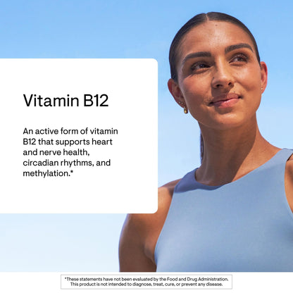 THORNE - Vitamin B12 - as Methylcobalamin - Supports Heart & Nerve Health, Blood Cell Function, Healthy Sleep & Methylation* - Gluten, Dairy & Soy-Free - 60 Servings - Maple Wellness Supplements