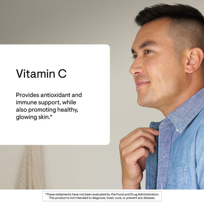 THORNE - Vitamin C 1,000 mg Supplement - Supports Healthy Immune Function & Collagen Formation - Provides Antioxidant Benefits - Third-Party Certified - Maple Wellness Supplements