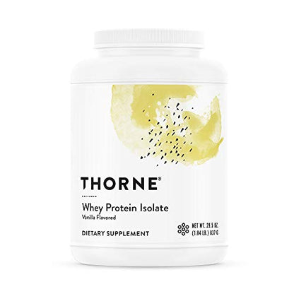 THORNE Whey Protein Isolate - 21 Grams of Easy-to-Digest Whey Protein Powder - NSF - Maple Wellness Supplements