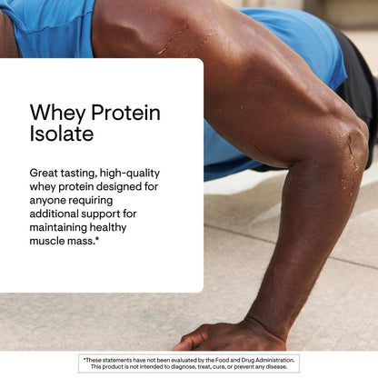 THORNE - Whey Protein Isolate - 21 Grams of Easy-to-Digest Whey Protein Powder - NSF Certified for Sport - Vanilla - 13.79 Ounces - 14 Packets - Maple Wellness Supplements