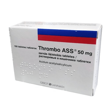 Thrombo ASS 50 mg gastro-resistant tablets, 100 Tabs - Maple Wellness Supplements